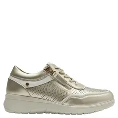 BRUNO ROSSI - Zapato Casual Mujer Cuero Amarillo