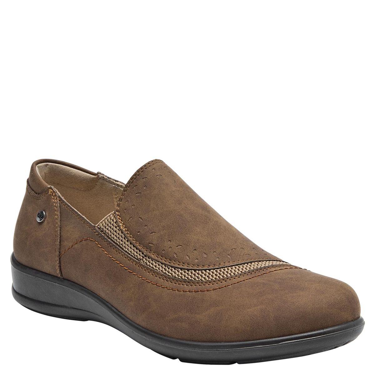 BRUNO ROSSI - Zapato Casual Mujer Cuero Café Bruno Rossi