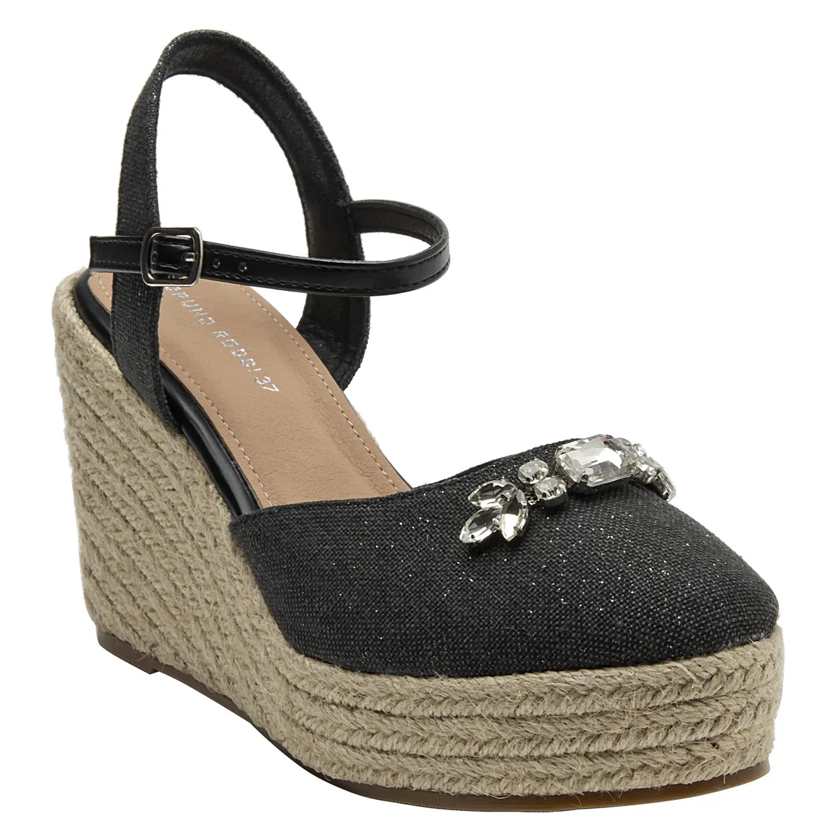 BRUNO ROSSI - Alpargata Mujer Negro Bruno Rossi