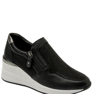 Imagen 2 del producto Zapatilla Urbana Mujer Cuero Negro
