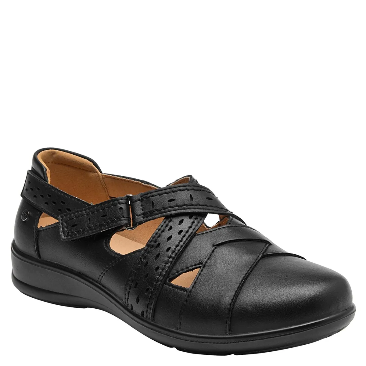 BRUNO ROSSI - Zapato Casual Mujer Cuero Negro Bruno Rossi