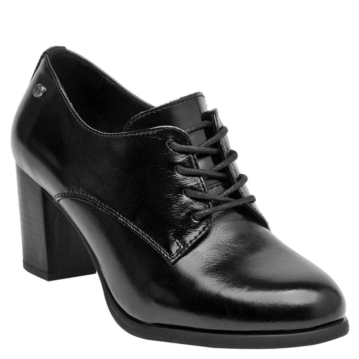 BRUNO ROSSI - Zapato Formal Mujer Cuero Negro Bruno Rossi