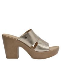 Sandalia Mujer Cuero Café