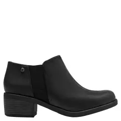 BRUNO ROSSI - Botín Mujer Cuero Negro