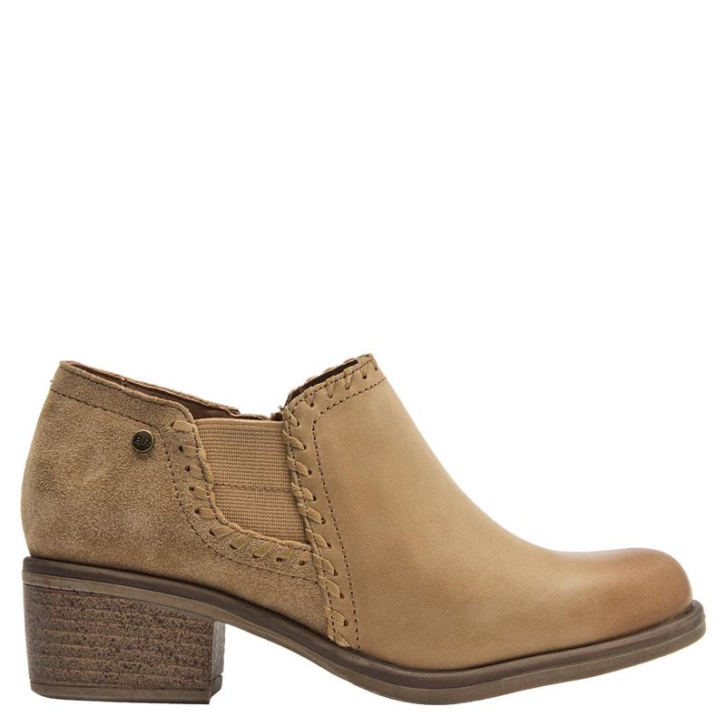 BRUNO ROSSI - Botin Mujer Cuero Café Bruno Rossi