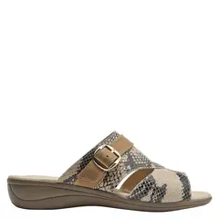 BRUNO ROSSI - Sandalia Mujer Cuero Beige