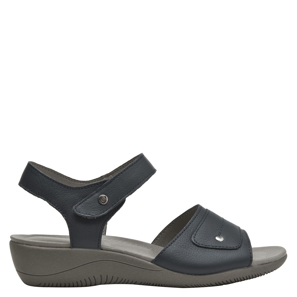 BRUNO ROSSI - Sandalia Mujer Cuero Azul Bruno Rossi