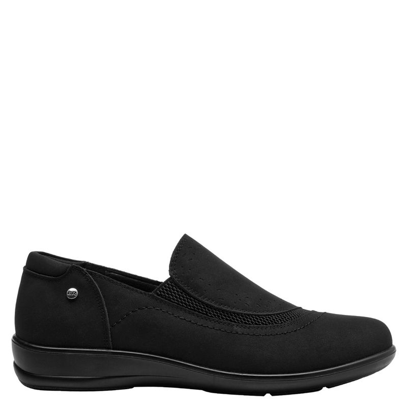 BRUNO ROSSI - Zapato Casual Cuero Negro Bruno Rossi