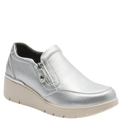 Imagen 2 del producto Zapatilla Urbana Mujer Cuero Gris