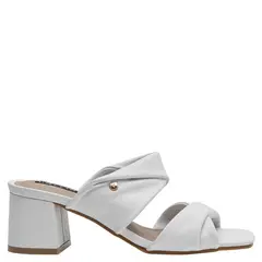 POLLINI - Sandalia Mujer Cuero Blanco