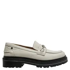 POLLINI - Mocasín Mujer Cuero Beige