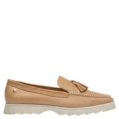 POLLINI - Mocasin Mujer Cuero Café