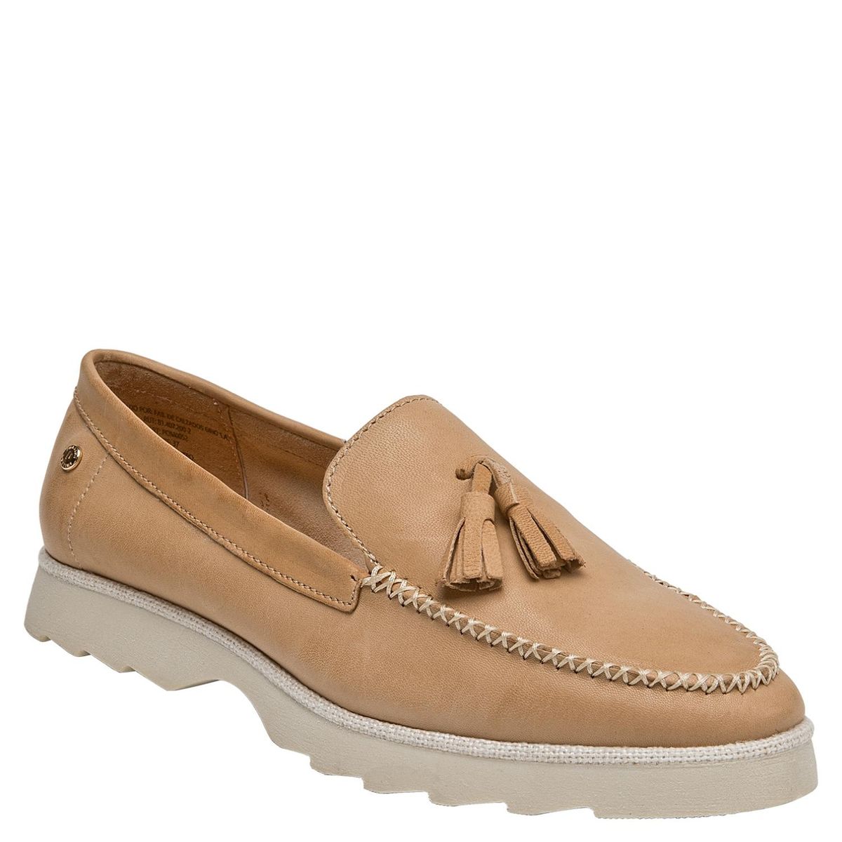 POLLINI - Mocasín Mujer Cuero Café Pollini