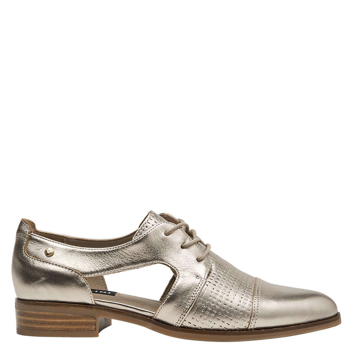 POLLINI - Zapato Casual Mujer Cuero Amarillo Pollini