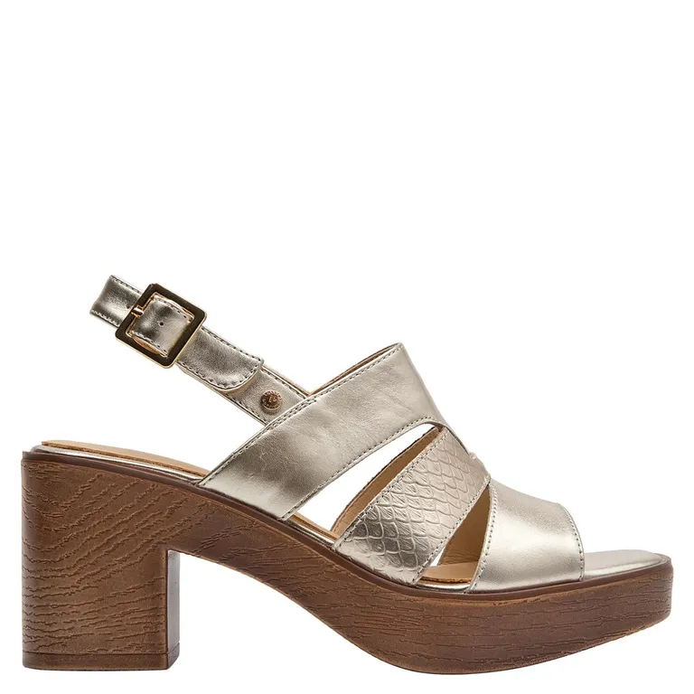 POLLINI Sandalia Mujer Cuero