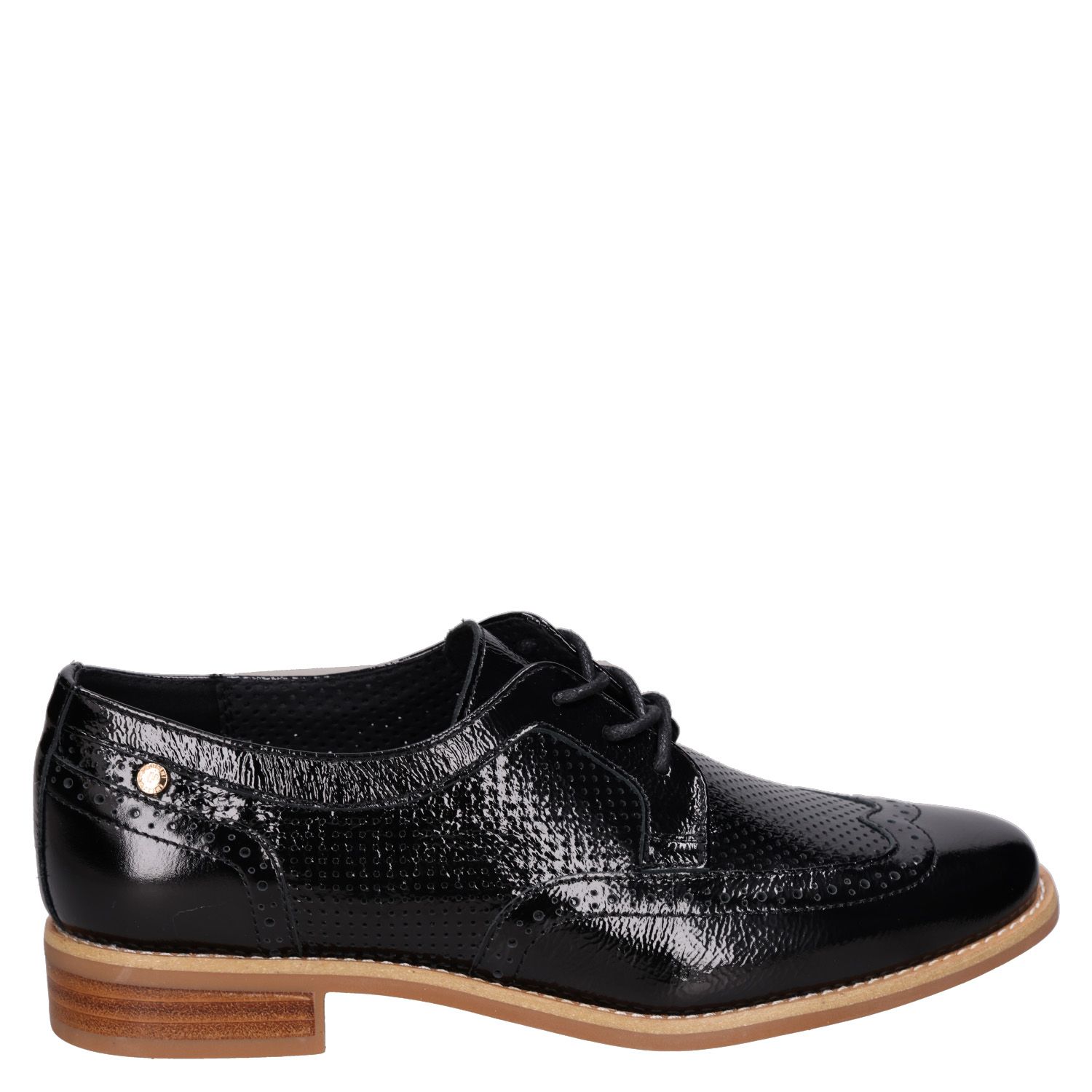 POLLINI Zapato Casual Mujer Cuero Negro Pollini