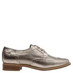 POLLINI - Zapato Casual Mujer Cuero Amarillo