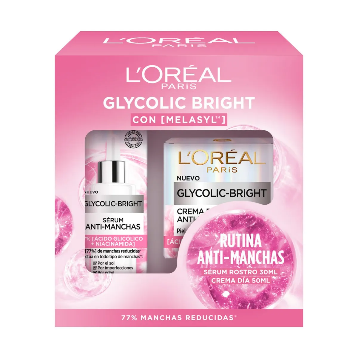 LOREAL PARIS - Glyco Serum + Crema Día Loreal Paris