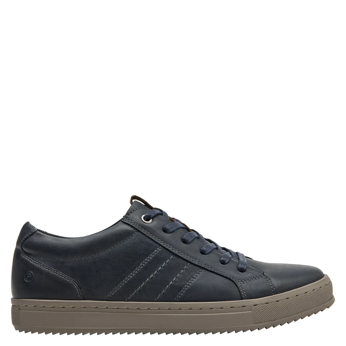 PLUMA - Zapatilla Urbana Hombre Cuero Azul Pluma