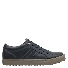 PLUMA - Zapatilla Urbana Hombre Cuero Azul