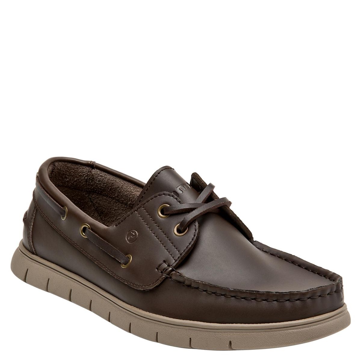 PLUMA - Zapato Casual Hombre Cuero Café Pluma