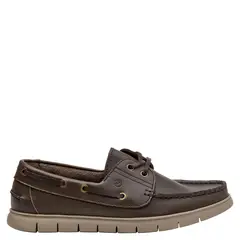 PLUMA - Zapato Casual Hombre Cuero Café