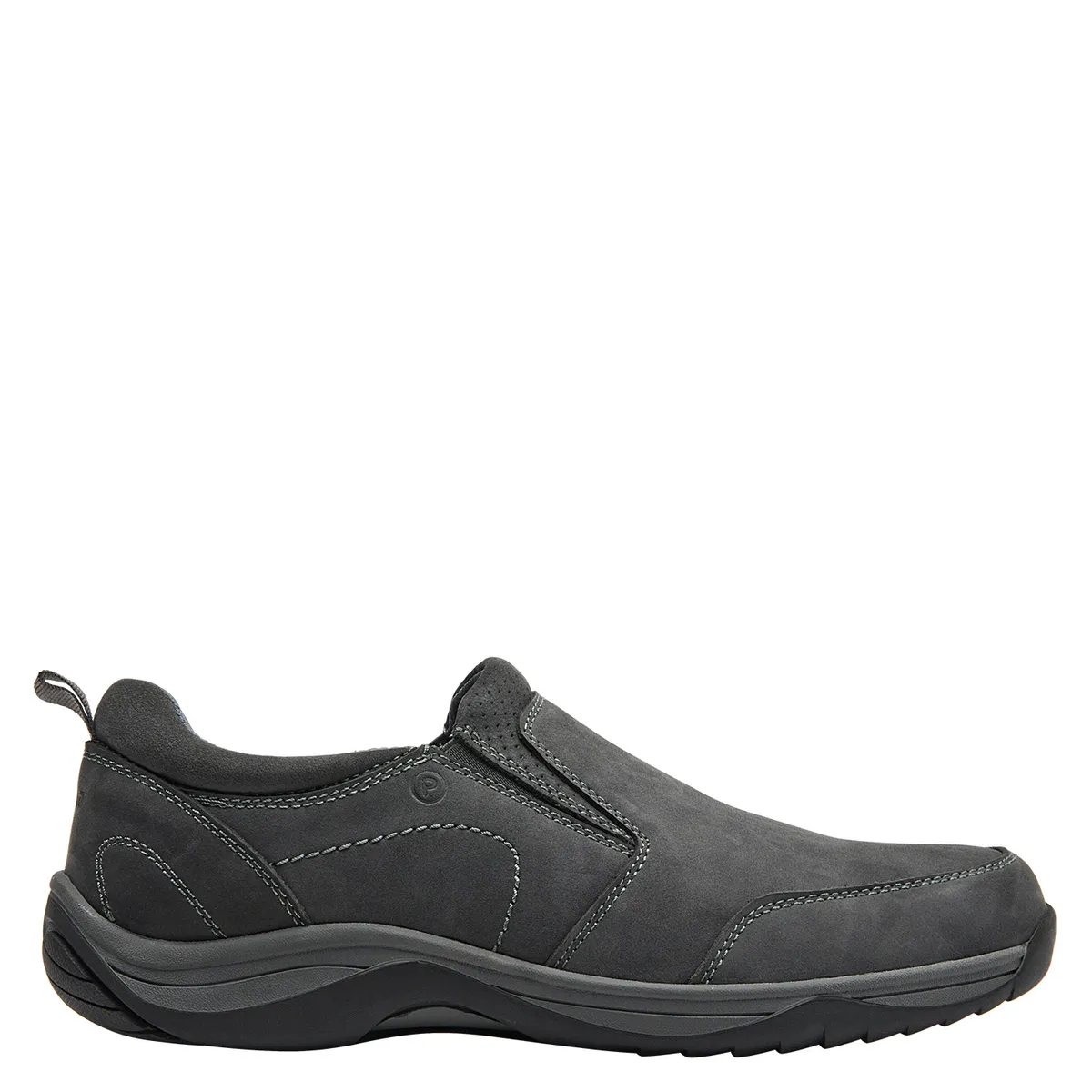 PLUMA - Mocasín Hombre Cuero Gris Pluma