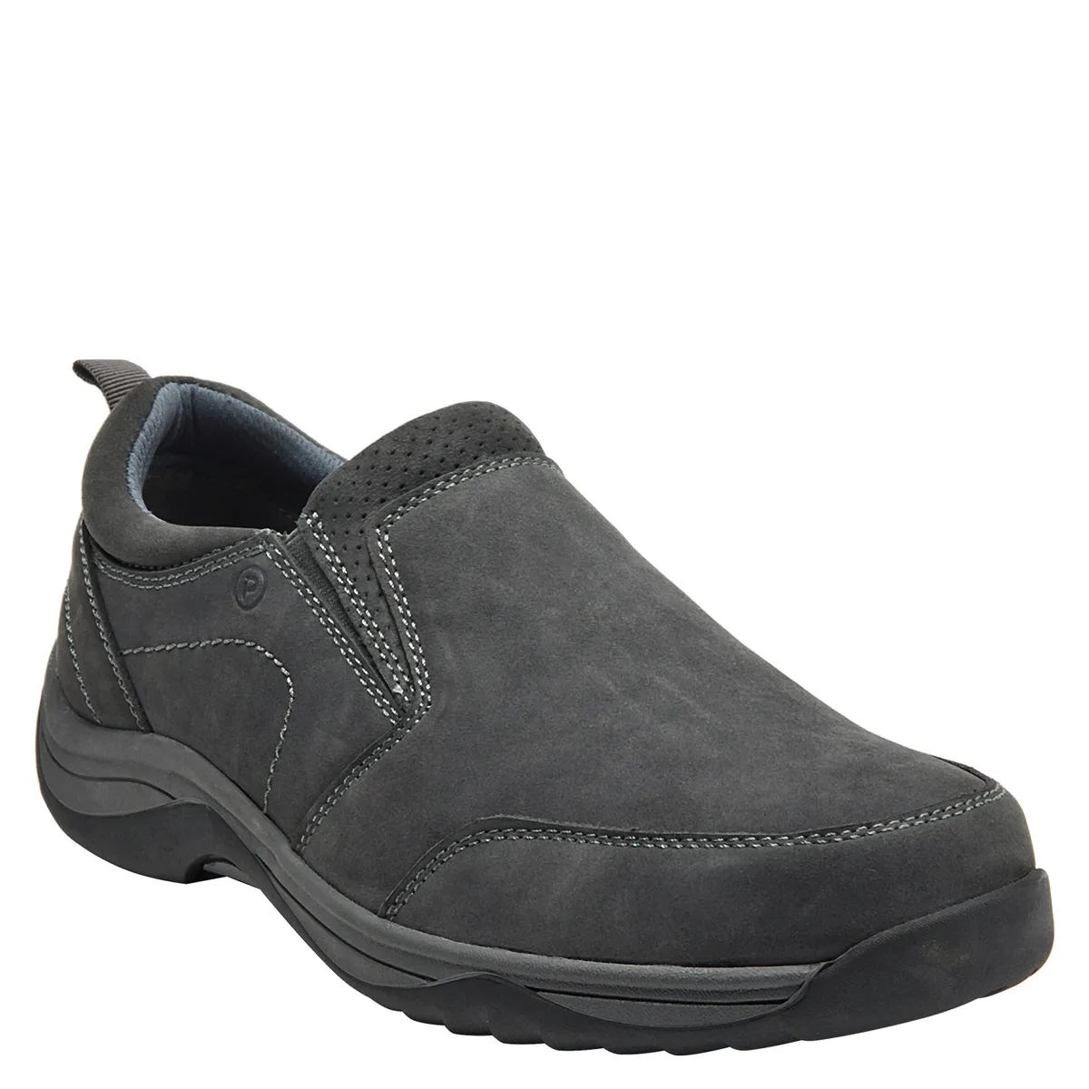 PLUMA - Mocasín Hombre Cuero Gris Pluma