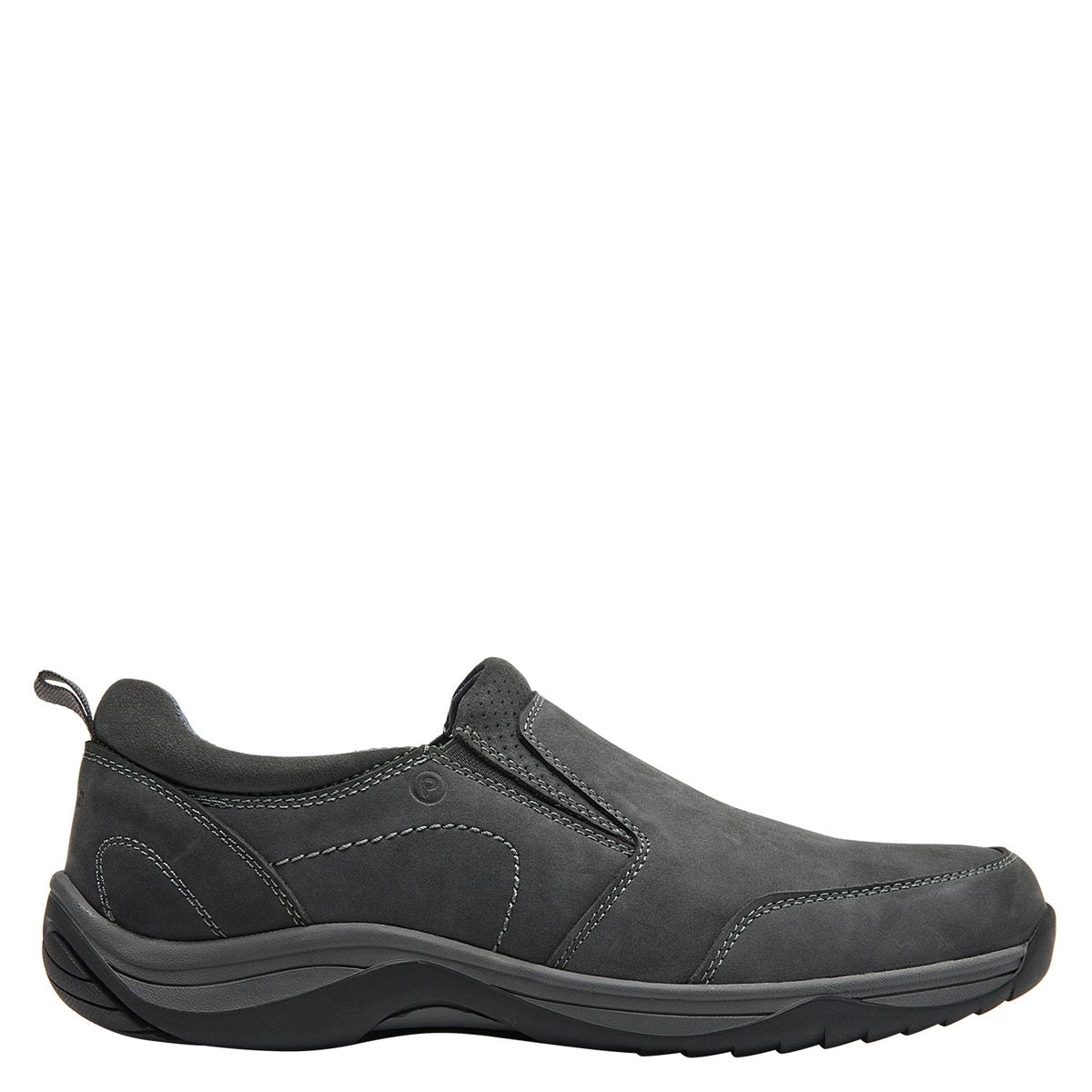 PLUMA - Mocasín Hombre Cuero Gris Pluma