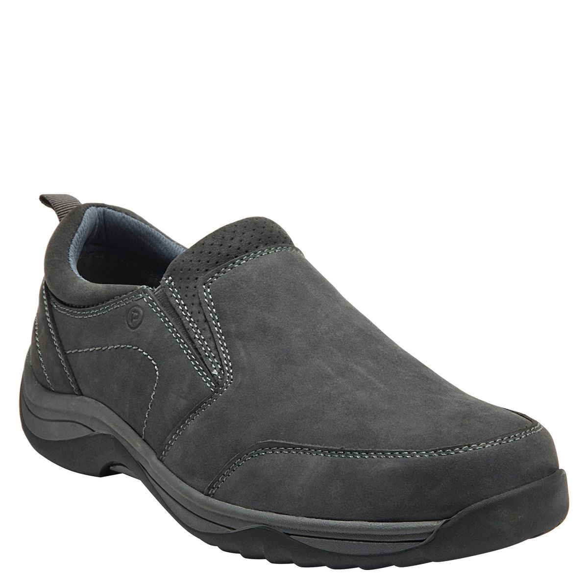 PLUMA - Mocasín Hombre Cuero Gris Pluma