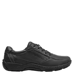 PLUMA - Zapato Casual Hombre Cuero Negro