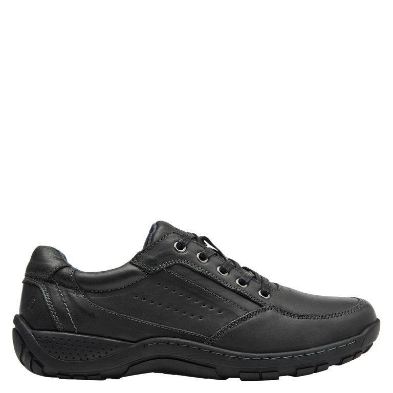 Zapato Casual Hombre Cuero Negro