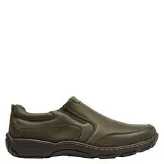 PLUMA - Mocasín Hombre Cuero Verde