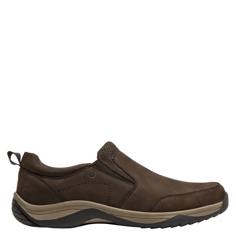 PLUMA - Mocasín Hombre Cuero Café Pluma
