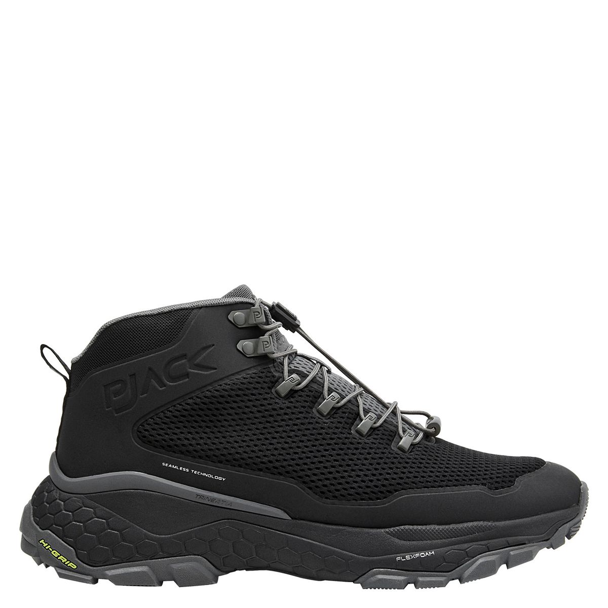 PJACK - Botin Outdoor y Trekking Hombre Negro PJACK