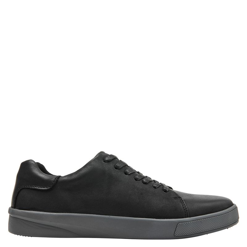 16 HRS - Zapatilla Urbana Hombre Cuero Negro 16Hrs