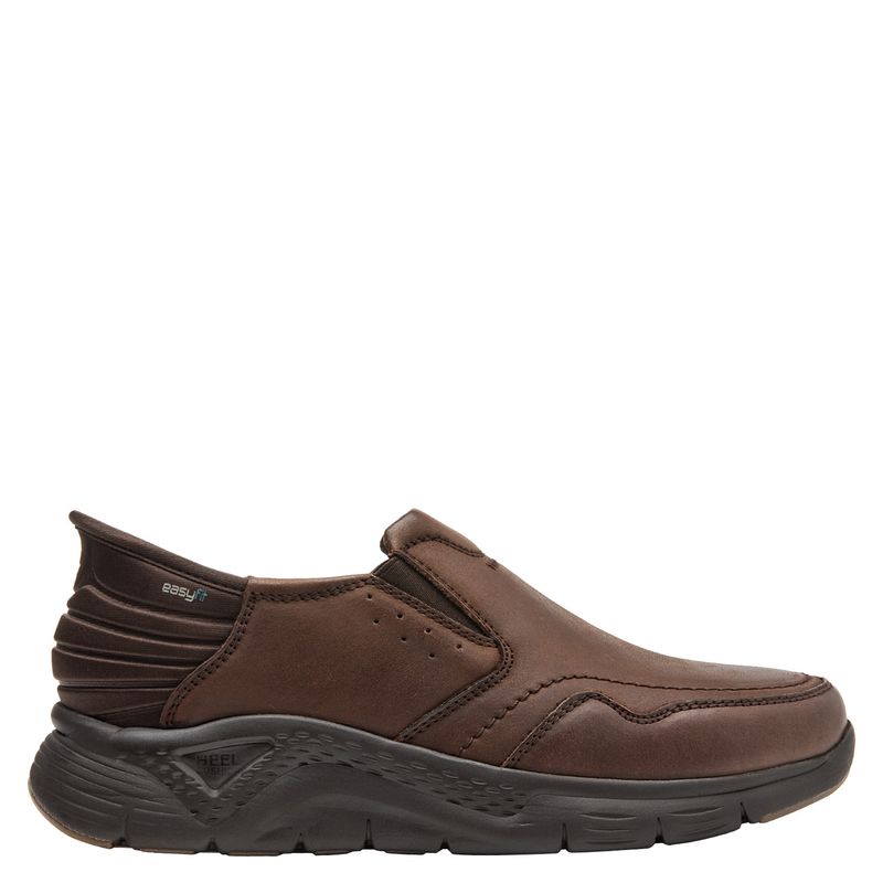 16 HRS - Zapatilla Urbana Hombre Cuero Café 16 Hrs