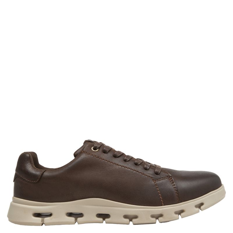 16 HRS - Zapato Casual Hombre Cuero Café 16 Hrs