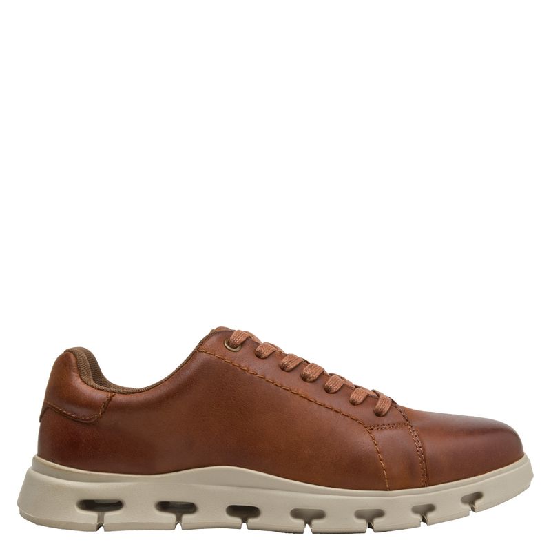 16 HRS - Zapato Casual Hombre Cuero Café 16 Hrs