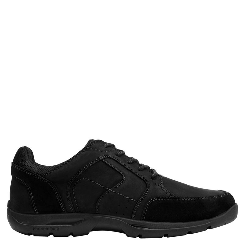 PANAMA JACK - Zapato Casual Hombre Cuero Negro Panama Jack
