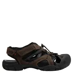 PANAMA JACK - Sandalia Hombre Cuero Café