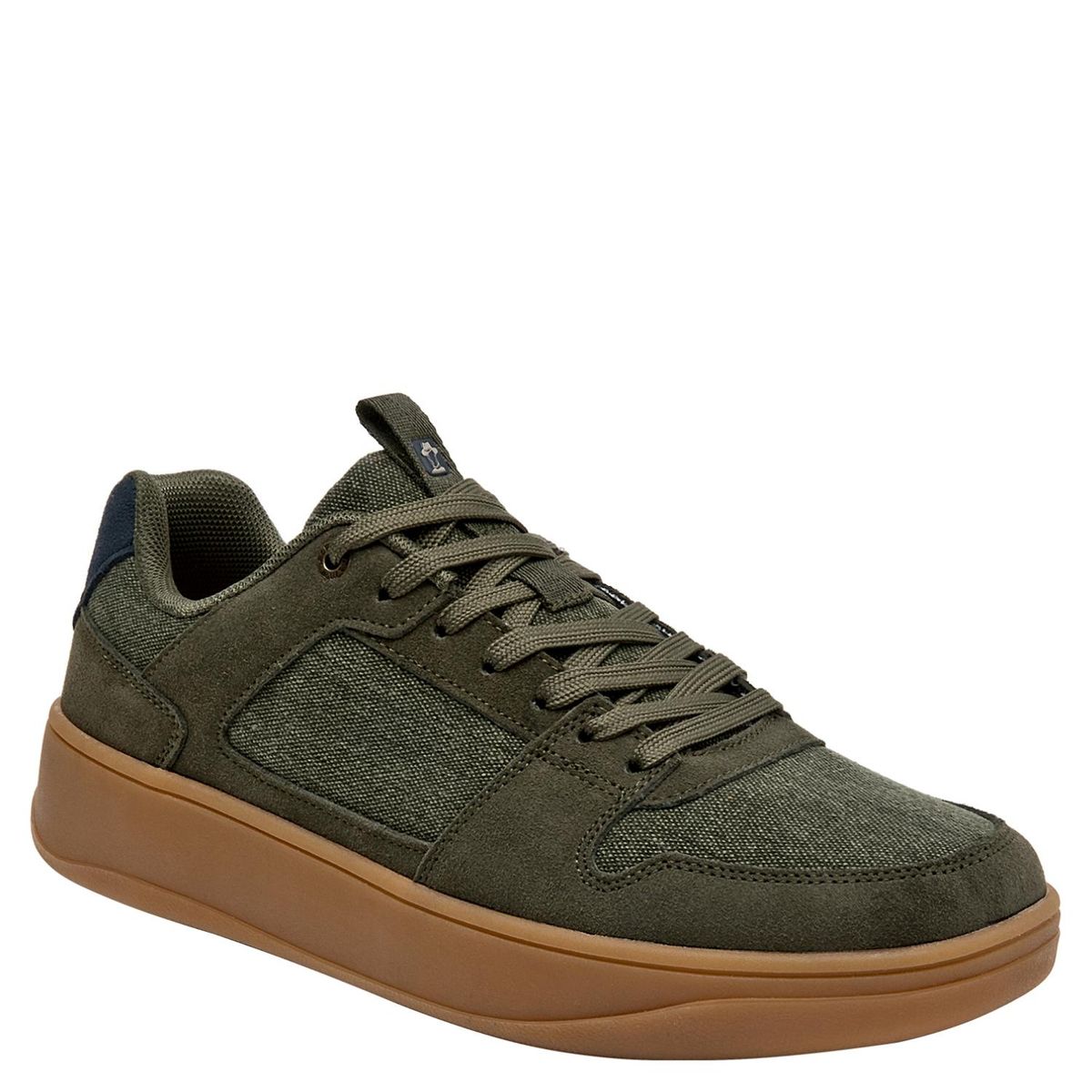PANAMA JACK - Zapatilla Urbana Hombre Cuero Verde Panama Jack