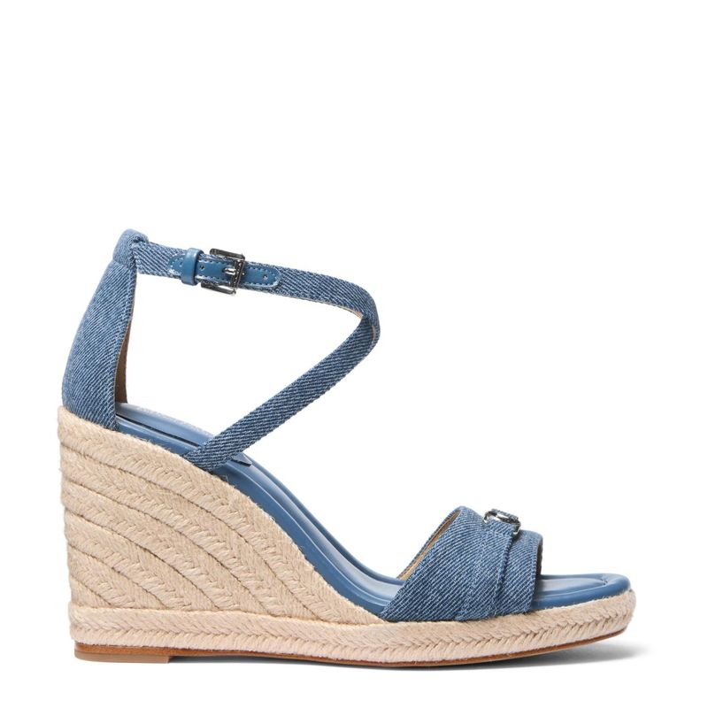 MICHAEL KORS - Sandalia Mujer Azul Michael Kors