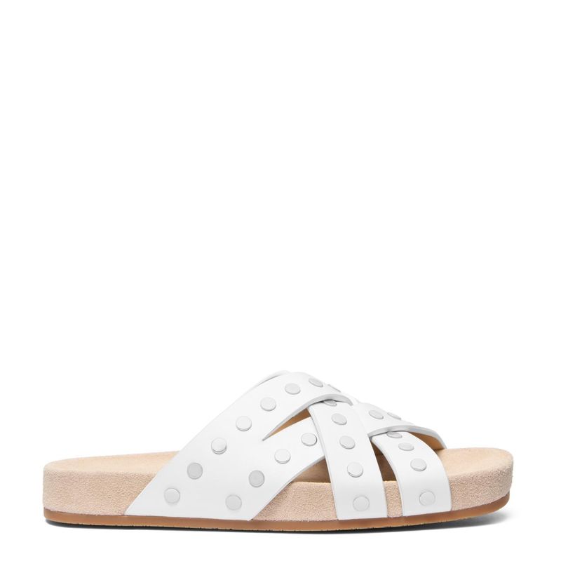 MICHAEL KORS - Sandalia Mujer Cuero Gris Michael Kors