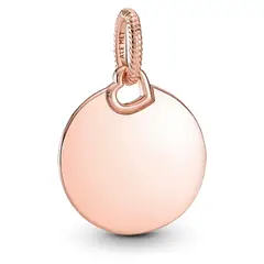 PANDORA - Colgante Etiqueta Redonda Mujer