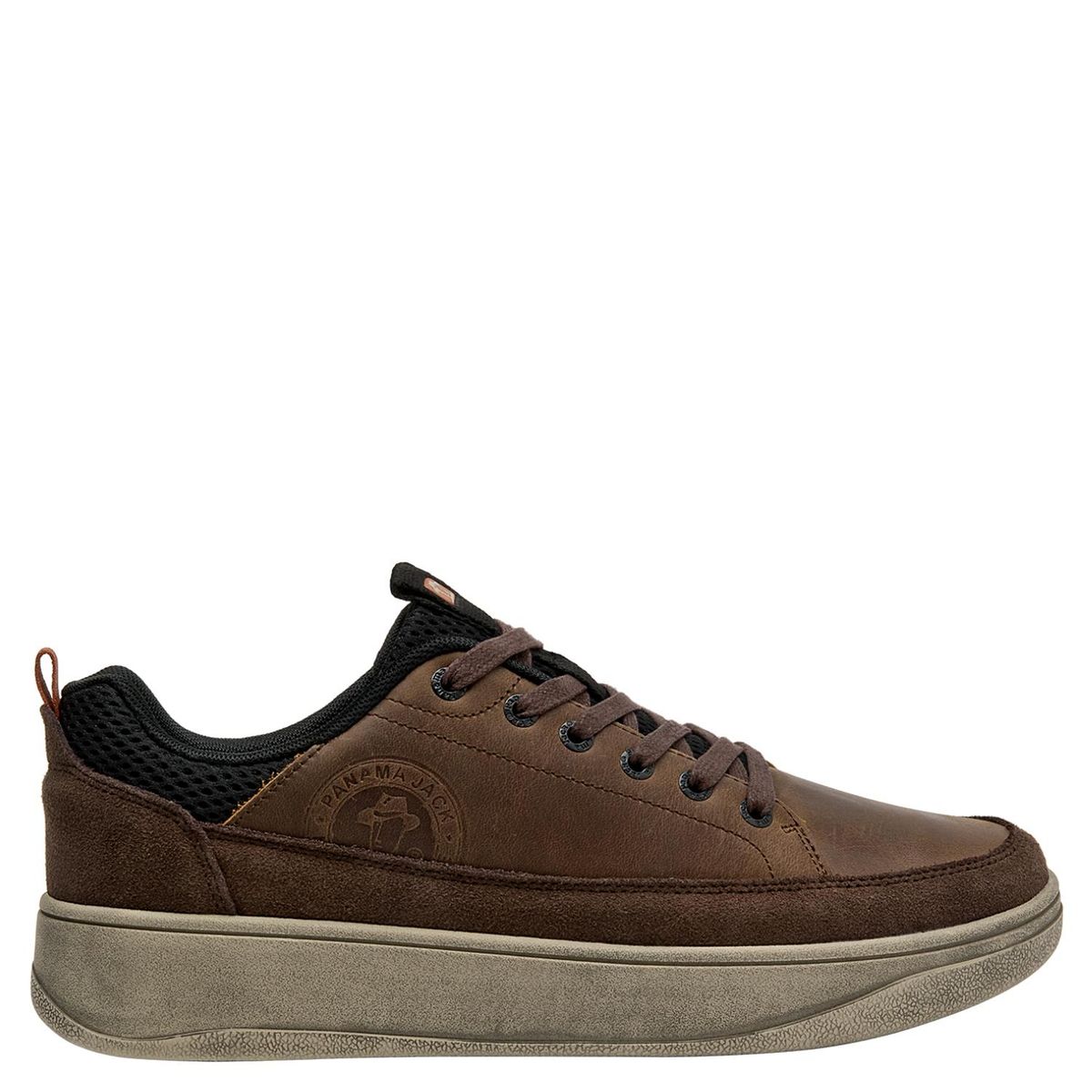 PANAMA JACK - Zapatilla Urbana Hombre Cuero Café Panama Jack