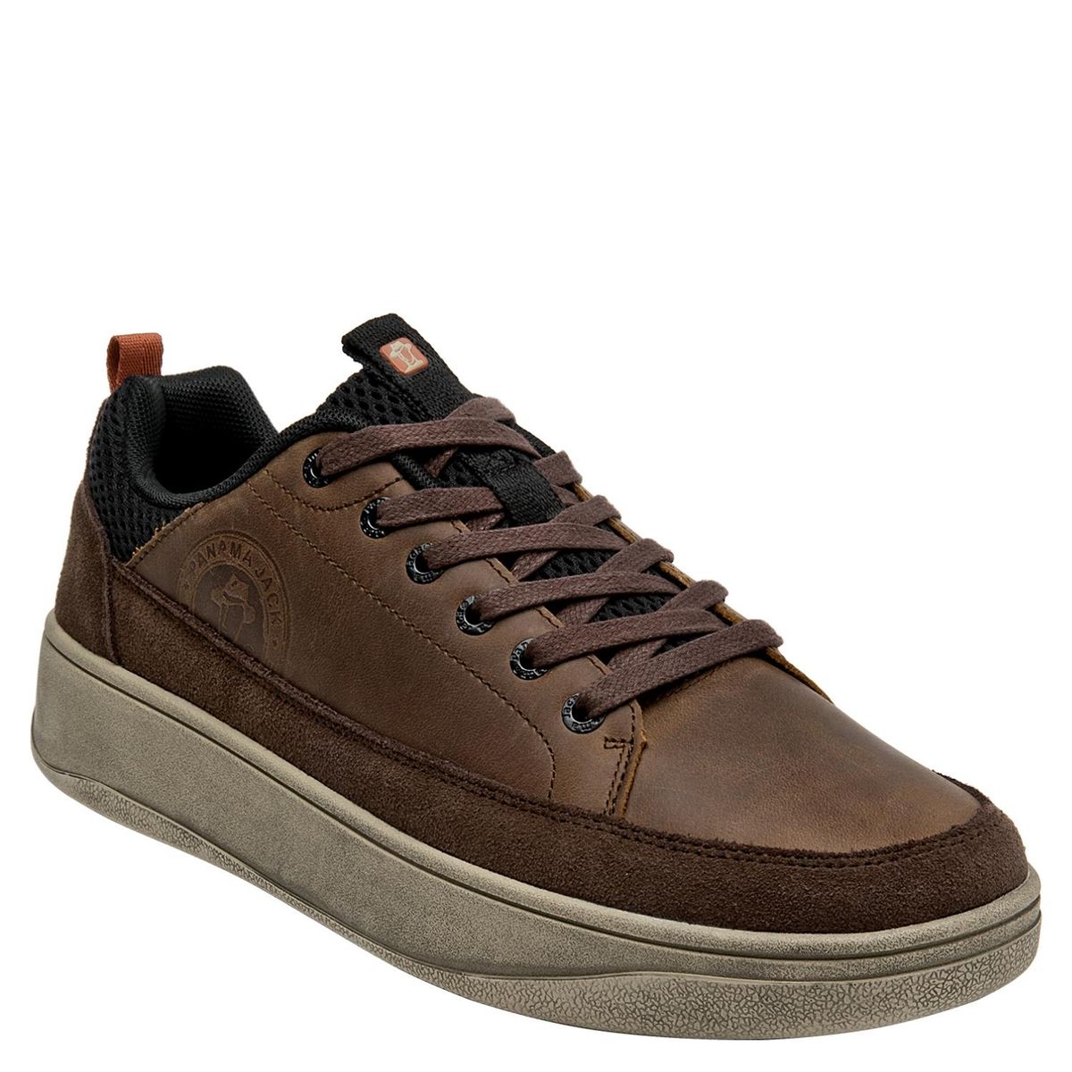 PANAMA JACK - Zapatilla Urbana Hombre Cuero Café Panama Jack