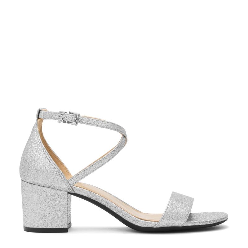MICHAEL KORS - Sandalia Mujer Cuero Gris Michael Kors