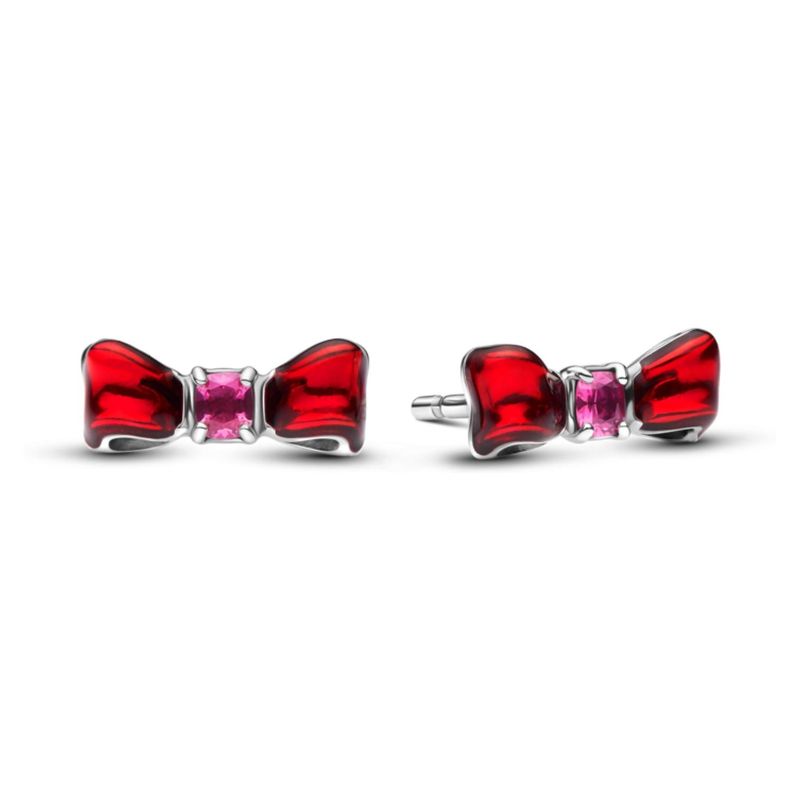 PANDORA - Aretes Lazo de Blancanieves Mujer Pandora