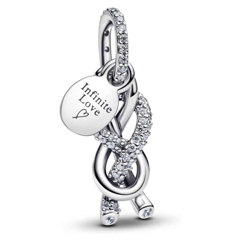 PANDORA - Charm Colgante Nudo Infinito Mujer Pandora